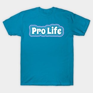 Pro Life - Retro Gender Color T-Shirt